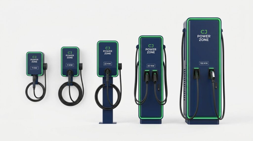 EV charger power rating